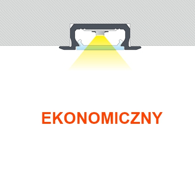 profil LED PW-EC1 wersja Ekonomiczna