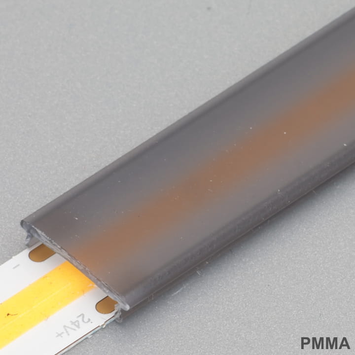 Klosz KPB-13 PMMA Frosted Black do profili Led 300cm