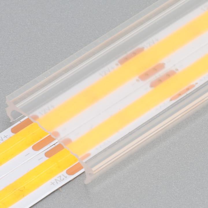 Klosz KPD-23 PMMA Transparentny do profili Led 300cm