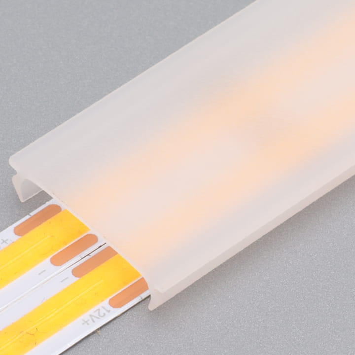 Klosz KPD-23 PMMA Frosted Milky do profili Led 300cm