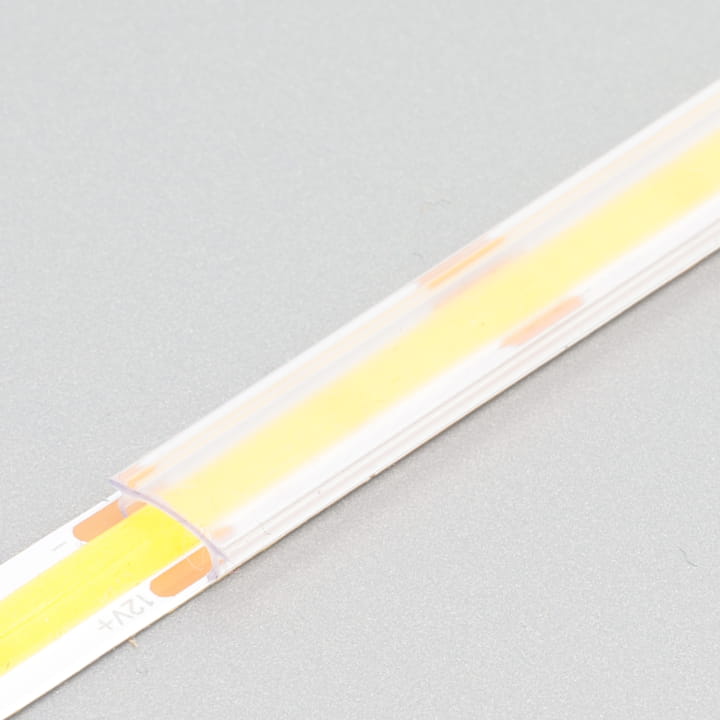 Klosz KPS-08 PVC Transparentny do profili Led 100cm