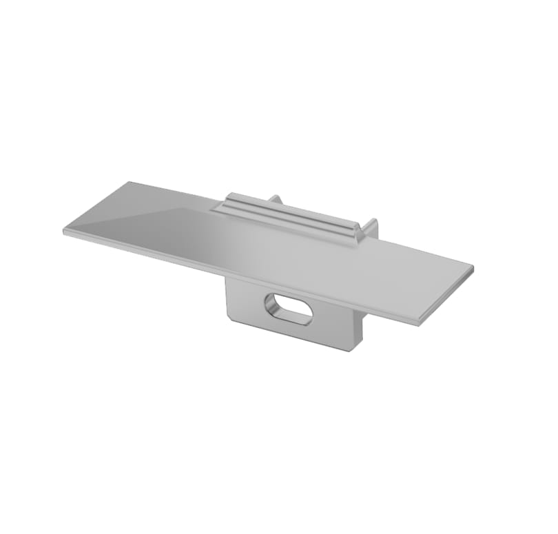 Zaślepka boczna profilu Led PP-GU szara